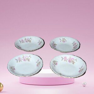 Mitterteich 1949-1960 Vintage 5 1/8" Springtime Ice Cream Dessert Bowl Set